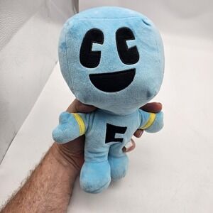 Craftee Blue Plush Stuffed Toy Minecraft Cartoon YouTube 10"